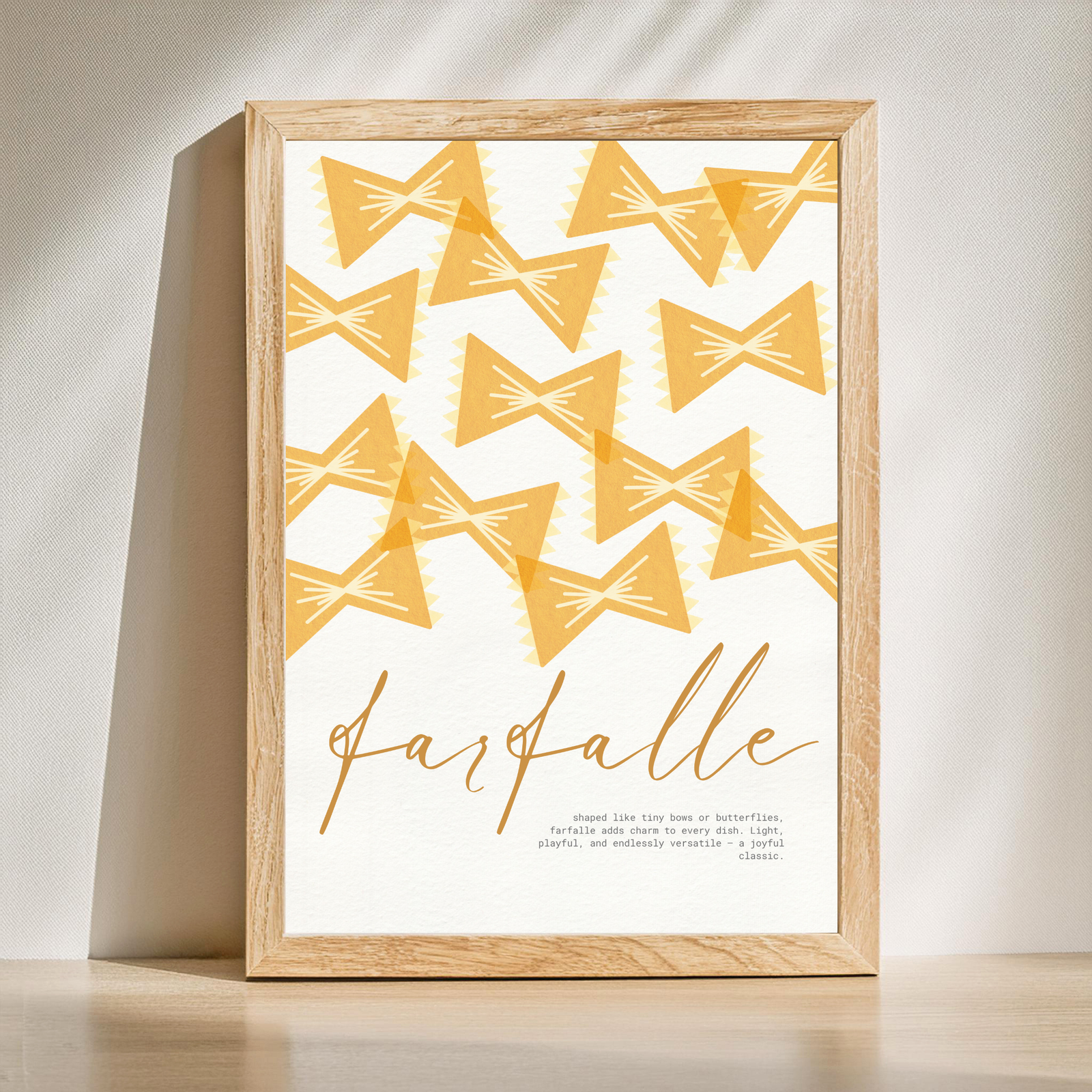 Farfalle wall art