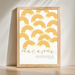Macaroni wall art