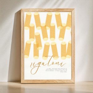 Rigatoni wall art